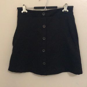 Irish black mini skirt